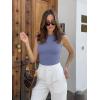imageREORIA Womens Sexy Open Back High Neck Sleeveless Tank Top Y2k Trendy Backless Crop TopsBlue Nova