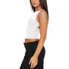 imageREORIA Womens Sexy Open Back High Neck Sleeveless Tank Top Y2k Trendy Backless Crop TopsWhite