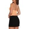 imageREORIA Womens Summer Sexy Square Neck Sleeveless Going Out Trendy Lace Bustier Tank Crop TopsPeach Fuzz