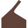 imageREORIA Womens Trendy Sexy One Shoulder Double Lined Seamless Backless Sleeveless Going Out Trendy Crop Tank TopsCoffee