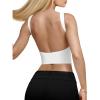imageREORIA Womens Sexy Open Back High Neck Sleeveless Tank Top Y2k Trendy Backless Crop TopsWhite