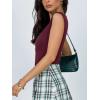 imageREORIA Butsmooth Womens Trendy Sexy Casual V Neck Double Lined Sleeveless Slimming Going Out Tank Top BodysuitsBurgundy