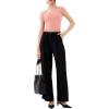 imageREORIA Womens OffShoulder Halter Short Sleeve TShirt Lace Trim Crop Top 2025 SpringSummer Designer CollectionPink Dolphin