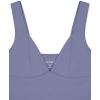 imageREORIA Womens Summer Sexy Deep V Neck Sleeveless Slim Fit Trendy Y2k Corset Cami Crop Tank TopsBlue Nova