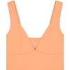 imageREORIA Womens Summer Sexy Deep V Neck Sleeveless Slim Fit Trendy Y2k Corset Cami Crop Tank TopsPeach Fuzz
