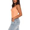 imageREORIA Womens Summer Sexy Deep V Neck Sleeveless Slim Fit Trendy Y2k Corset Cami Crop Tank TopsPeach Fuzz