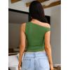 imageREORIA Womens Sexy Off Shoulder Double Lined Summer Going Out Crop Tank Tops 2025 TrendyGrass