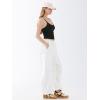 imageREORIA Womens Sexy Scoop Neck Tank Top Summer Sleeveless Cute Y2K Cami Tops Basic Going Out Crop ShirtBlack