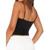 imageREORIA Womens Sexy Scoop Neck Tank Top Summer Sleeveless Cute Y2K Cami Tops Basic Going Out Crop ShirtBlack