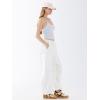 imageREORIA Womens Sexy Scoop Neck Tank Top Summer Sleeveless Cute Y2K Cami Tops Basic Going Out Crop ShirtWhite