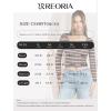 imageREORIA Long Sleeve for Women Sexy Cutout V Neck Knit Cropped Sweaters Trendy Striped Y2K Going Out T Shirt Fall OutfitsDark Coffee White Stripe