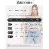 imageREORIA Long Sleeve for Women Sexy Cutout V Neck Knit Cropped Sweaters Trendy Striped Y2K Going Out T Shirt Fall OutfitsWhite Black Stripe