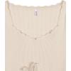imageREORIA Womens Sweaters Trendy Y2K Sweetheart Neck Ruffle Trim Long Sleeve Lightweight Fitted Crop Tops Knit SweatersOffwhite