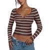 Dark Coffee White Stripe