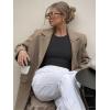 imageREORIA Womens Crew Neck Long Sleeve Bodysuits Basic Slim Fit Comfy Lightweight Layering Top Fall Winter OutfitsDark Grey