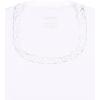 imageREORIA Womens Sexy Lace Scoop Neck Long Sleeve Double Lined Layering Slim Bodysuit TopsWhite