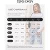 imageREORIA Womens Trendy Sexy Crew Neck Thumbholes Long Sleeve Sheer Mesh Going Out Bodysuit TopsWhite