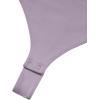 imageREORIA Women Sexy Off the Shoulder Short Sleeve Backless Basic Double Lined Thong Bodysuit TopsWisteria