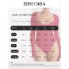 imageREORIA Womens Trendy Sexy Sweetheart Neck Double Lined Layering Long Sleeve Body suit Going Out Bodysuits TopsRed