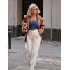 imageREORIA Womens Long Sleeve Bodysuits Basic V Neck Slim Comfy Lightweight Layering Going Out Tops Fall Winter OutfitsBlue