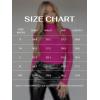 imageREORIA Womens Trendy Sexy Mock Turtle Neck Long Sleeve Sheer Mesh Ruched Going Out Bodysuits TopsNeon Rose Red