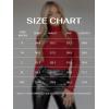 imageREORIA Womens Trendy Sexy Mock Turtle Neck Long Sleeve Sheer Mesh Ruched Going Out Bodysuits TopsRed