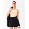 imageREORIA Womens Tie Strap Halter Bodysuit Sleeveless Round Neck tank tops bodysuit Outfit 2025 SpringSummer CollectionButtercream