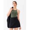 imageREORIA Womens Tie Strap Halter Bodysuit Sleeveless Round Neck tank tops bodysuit Outfit 2025 SpringSummer CollectionThyme