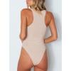 imageREORIA Womens Trendy Sexy Scoop Neck Racerback Tank Top Button Down Bodysuits03nude