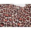 imageREORIA Womens Trendy Sexy Scoop Neck Racerback Tank Top Button Down Bodysuits06leopardorange