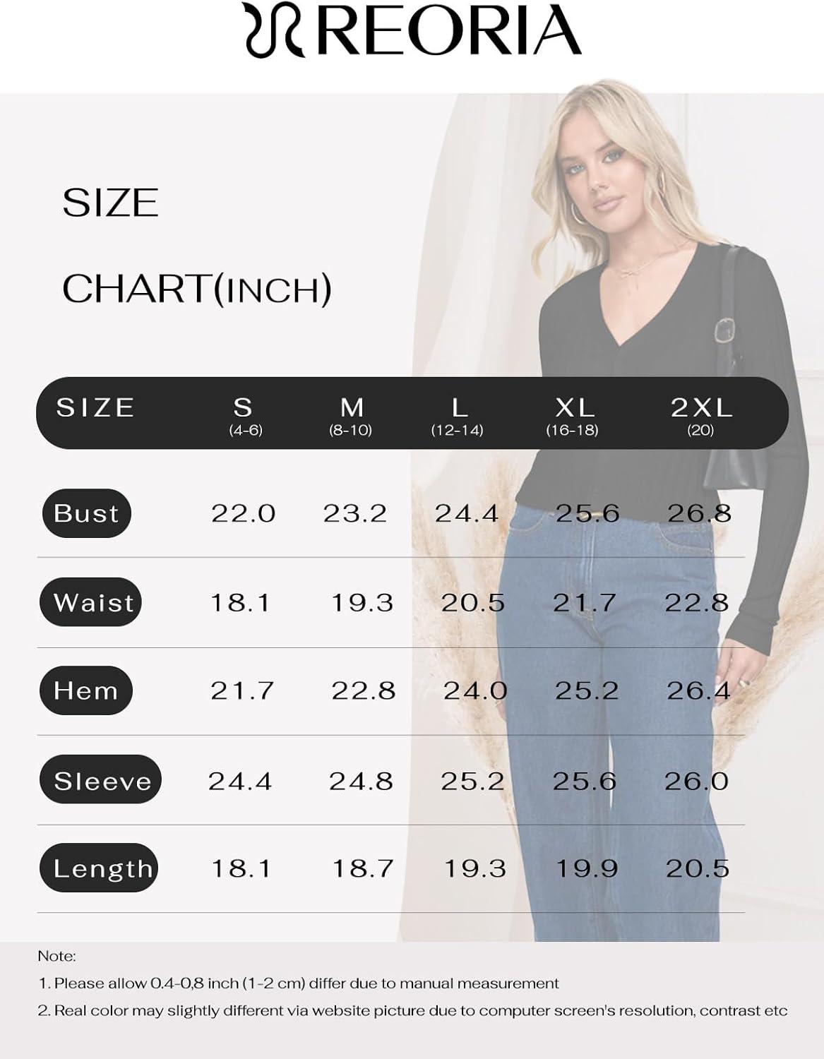 imageREORIA Womens Trendy V Neck Open Front Lightweight Button Down Knit Cardigan Long Sleeve Cropped Sweaters Fall OutfitsBlack