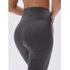 imageREORIA Striped High Waist Yoga Pants Women Workout Leggings for Women Tummy ControlDeep Grey