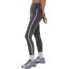 imageREORIA Striped High Waist Yoga Pants Women Workout Leggings for Women Tummy ControlDeep Grey