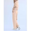 imageREORIA Women 2 Piece Outfits Fall Sweatsuit Oversized Sweatshirt Sweatpants Tracksuit Sweat Lounge Basic Matching Set 2024Pristine