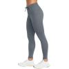 imageREORIA Womens HighWaisted with Adjustable Drawstring Full Length Trendy Yoga Pants Stretchy Workout Lounge Legging 28Smoke Blue