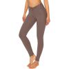 imageREORIA Womens HighWaisted with Adjustable Drawstring Full Length Trendy Yoga Pants Stretchy Workout Lounge Legging 28Taupe