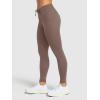 imageREORIA Womens HighWaisted with Adjustable Drawstring Full Length Trendy Yoga Pants Stretchy Workout Lounge Legging 28Taupe