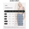 imageREORIA Womens Trendy V Neck Open Front Lightweight Button Down Knit Cardigan Long Sleeve Cropped Sweaters Fall OutfitsDeep Apricot