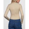 imageREORIA Womens Trendy V Neck Open Front Lightweight Button Down Knit Cardigan Long Sleeve Cropped Sweaters Fall OutfitsLight Apricot