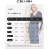 imageREORIA Womens Trendy V Neck Open Front Lightweight Button Down Knit Cardigan Long Sleeve Cropped Sweaters Fall OutfitsNavy Blue