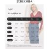 imageREORIA Womens Trendy V Neck Open Front Lightweight Button Down Knit Cardigan Long Sleeve Cropped Sweaters Fall OutfitsRed