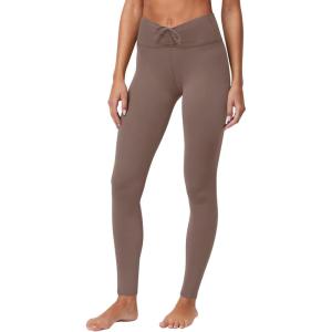 imageREORIA Womens HighWaisted with Adjustable Drawstring Full Length Trendy Yoga Pants Stretchy Workout Lounge Legging 28Taupe