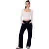 imageREORIA Double Lined Shirts for Women 2024 Fall Fashion Square Neck Basics Y2K Tops Layering Slim Fitted TopOffwhite