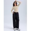 imageREORIA Long Sleeve Shirts for Women 2024 Fall Fashion Round Neck Basics Y2K Tops Layering Slim Fitted TopApricot