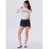 imageREORIA Womens Long Sleeve Mock Turtle Neck Tops Fall Winter Basic Double Lined Layering Lightweight Slim Fitted ShirtsUsa Printed
