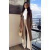 imageREORIA Womens Long Sleeve Mock Turtle Neck Tops Fall Winter Basic Double Lined Layering Lightweight Slim Fitted ShirtsWhite