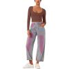 imageREORIA Womens Long Sleeve Scoop Neck Shirts Slim Double Lined Fashion Layering Fall Basic Crop TopsCoffee