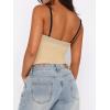 imageREORIA Womens Sexy Sweetheart Neck Going Out Tank Top Adjustable Spaghetti Straps Mesh Ruched Cami Tank Y2k Summer OutfitsCream