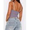 imageREORIA Womens Sexy Sweetheart Neck Going Out Tank Top Adjustable Spaghetti Straps Mesh Ruched Cami Tank Y2k Summer OutfitsHazy Lilac