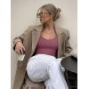 imageREORIA Womens V Neck Long Sleeve Slim Fitted Crop Tops Soft Layering Basic Shirt 2024 Fall Going Out TopMasala